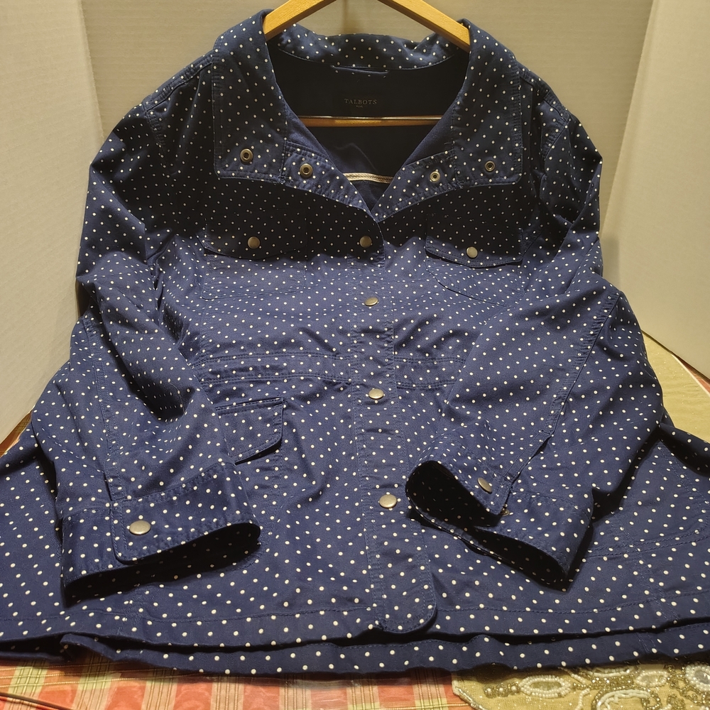 Blue Polka Dot Jacket